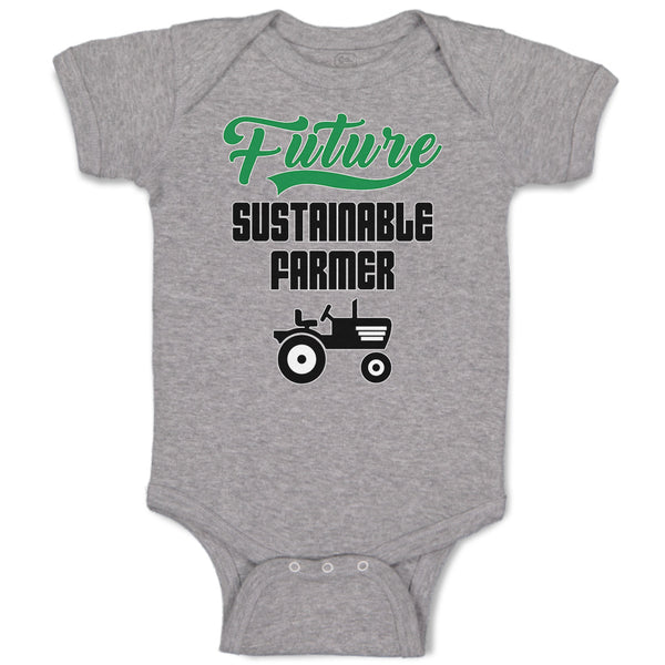 Baby Clothes Future Sustainable Farmer Baby Bodysuits Boy & Girl Cotton
