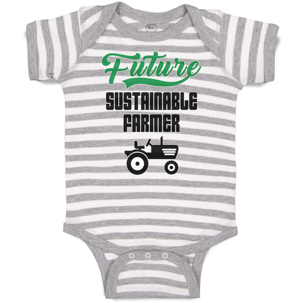 Baby Clothes Future Sustainable Farmer Baby Bodysuits Boy & Girl Cotton