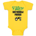 Baby Clothes Future Sustainable Farmer Baby Bodysuits Boy & Girl Cotton