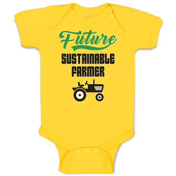 Baby Clothes Future Sustainable Farmer Baby Bodysuits Boy & Girl Cotton