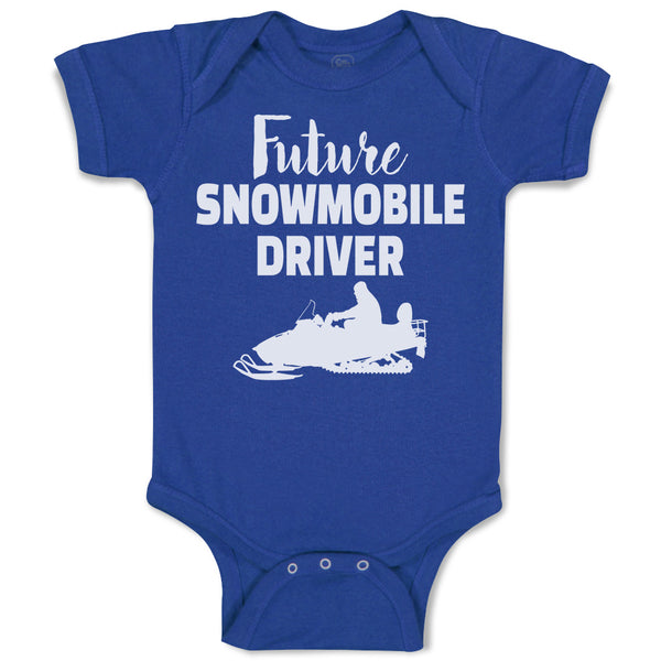 Baby Clothes Future Snowmobile Driver Baby Bodysuits Boy & Girl Cotton