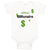 Baby Clothes Future Billionaire Dollar Symbols Baby Bodysuits Boy & Girl Cotton