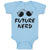 Baby Clothes Future Nerd Funny Nerd Geek Baby Bodysuits Boy & Girl Cotton