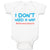 Baby Clothes I Don'T Need A Nap #Alternativefacts Funny Nerd Geek Baby Bodysuits