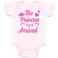 Baby Clothes The Princess Has Arrived Baby Bodysuits Boy & Girl Cotton