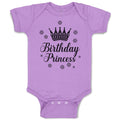 Baby Clothes Birthday Princess Baby Bodysuits Boy & Girl Newborn Clothes Cotton