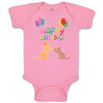 Baby Clothes Happy Birthday! Baby Bodysuits Boy & Girl Newborn Clothes Cotton