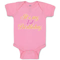 Baby Clothes It's My 1St First Birthday Baby Bodysuits Boy & Girl Cotton