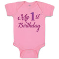 Baby Clothes My 1St Birthday Baby Bodysuits Boy & Girl Newborn Clothes Cotton