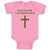 Baby Clothes Jesus Loves Me - I Was Baptized Today Baby Bodysuits Cotton