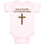 Baby Clothes Jesus Loves Me - I Was Baptized Today Baby Bodysuits Cotton