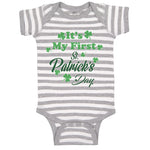 Baby Clothes It's My First Patrick's Day St Patrick's Day Baby Bodysuits Cotton