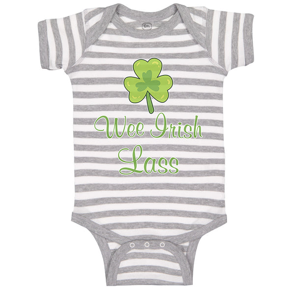 Baby Clothes Wee Irish Lass St Patrick's Day Baby Bodysuits Boy & Girl Cotton