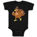 Baby Clothes Turkey Thanksgiving A Baby Bodysuits Boy & Girl Cotton