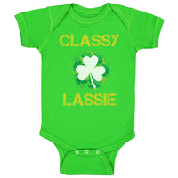 Baby Clothes Classy Lassie St Patrick's Day Baby Bodysuits Boy & Girl Cotton