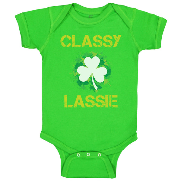 Baby Clothes Classy Lassie St Patrick's Day Baby Bodysuits Boy & Girl Cotton