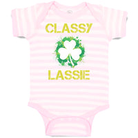 Baby Clothes Classy Lassie St Patrick's Day Baby Bodysuits Boy & Girl Cotton