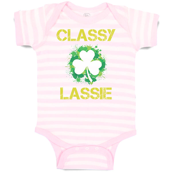 Baby Clothes Classy Lassie St Patrick's Day Baby Bodysuits Boy & Girl Cotton