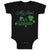 Baby Clothes My First Patrick's Day Irish Clover Baby Bodysuits Cotton