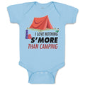 Baby Clothes I Love Nothing S'More than Camping Under Red Tent and Luggage