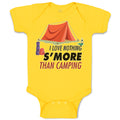 Baby Clothes I Love Nothing S'More than Camping Under Red Tent and Luggage