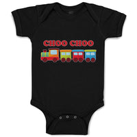 Baby Clothes Choo Choo Kid's Toy Train Baby Bodysuits Boy & Girl Cotton