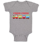 Baby Clothes Choo Choo Kid's Toy Train Baby Bodysuits Boy & Girl Cotton