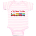 Baby Clothes Choo Choo Kid's Toy Train Baby Bodysuits Boy & Girl Cotton