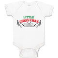 Baby Clothes Little Christmas Angel Baby Bodysuits Boy & Girl Cotton