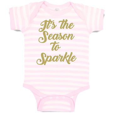 Baby Clothes It's The Season to Sparkle Baby Bodysuits Boy & Girl Cotton