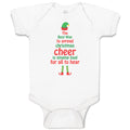 Baby Clothes Best Way Spread Christmas Cheer Singing Loud for All Hear Cotton