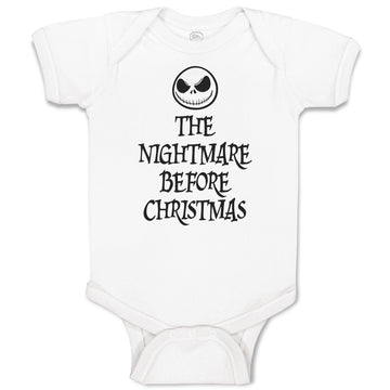 Baby Clothes The Nightmare Before Christmas with Halloween Baby Bodysuits Cotton