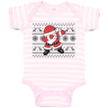 Baby Clothes Santa Claus Dab Dance Pose Style Baby Bodysuits Boy & Girl Cotton