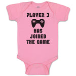 Baby Clothes Player 3 Has Joined The Game with Joystick Baby Bodysuits Cotton