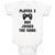 Baby Clothes Player 3 Has Joined The Game with Joystick Baby Bodysuits Cotton