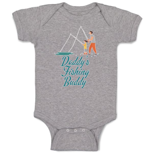 Baby Clothes Daddy's Fishing Buddy Father and Daughter with Fishing Net Cotton