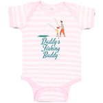 Baby Clothes Daddy's Fishing Buddy Father and Daughter with Fishing Net Cotton