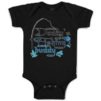 Baby Clothes Daddy's Fishing Buddy Fish with Fishing Net Baby Bodysuits Cotton