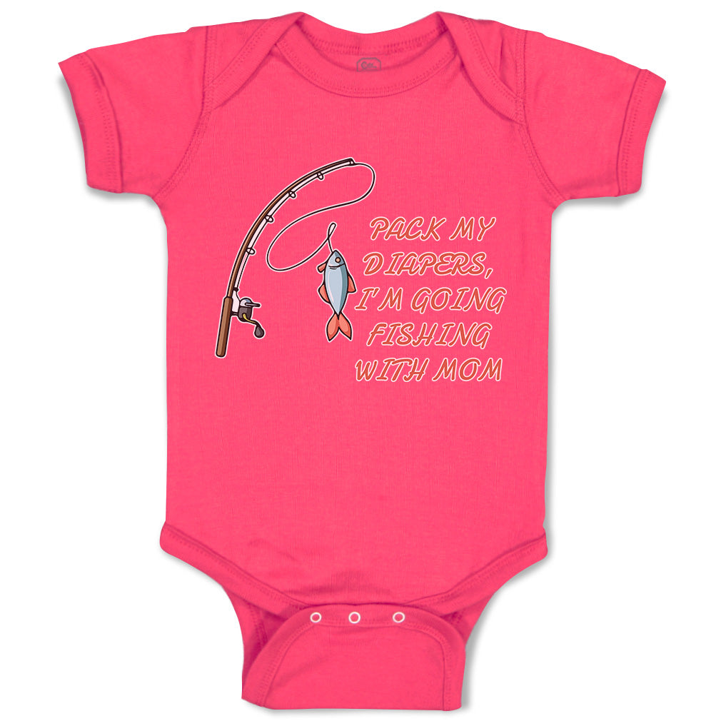  MangoHouse Cute Baby Onesie® Pack My Diapers I'm Going Fishing  with Grandpa Shirt Custom Baby Clothes Unisex Baby Announcement Onesie for  Boys and Girls (Short Sleeve Natural, 0-3m) : Handmade Products