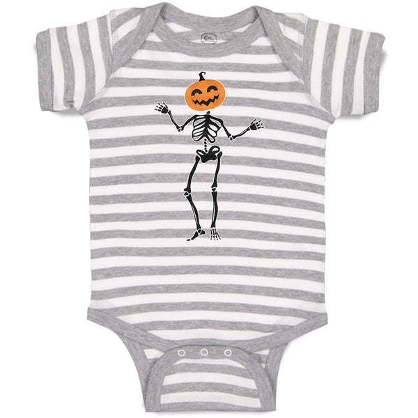 Baby Clothes Halloween Skeleton Gesture Baby Bodysuits Boy & Girl Cotton