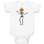 Baby Clothes Halloween Skeleton Gesture Baby Bodysuits Boy & Girl Cotton