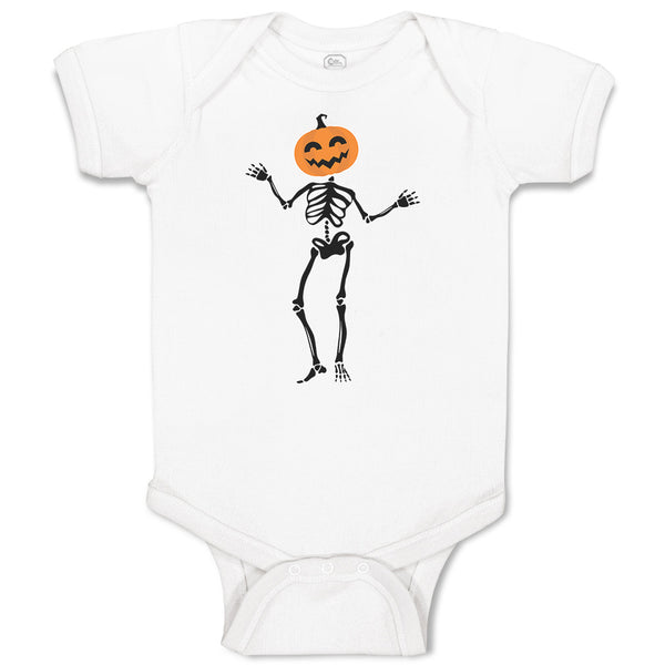 Baby Clothes Halloween Skeleton Gesture Baby Bodysuits Boy & Girl Cotton