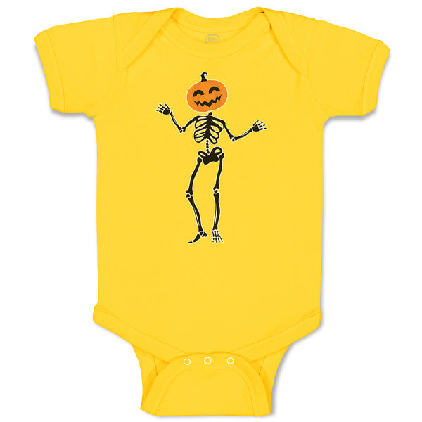 Baby Clothes Halloween Skeleton Gesture Baby Bodysuits Boy & Girl Cotton