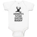 Baby Clothes Grandpa's Future Hunting Buddy Wild Animal Deer with Horn Cotton