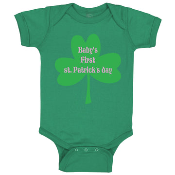 Baby Clothes Baby's First St Patrick's Day St Patrick's Day Baby Bodysuits