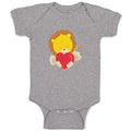 Baby Clothes Safari Valentine Lion Holidays and Occasions Valentins Day Cotton