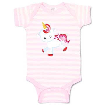 Baby Clothes Valentine Unicorn Runs Holidays and Occasions Valentins Day Cotton