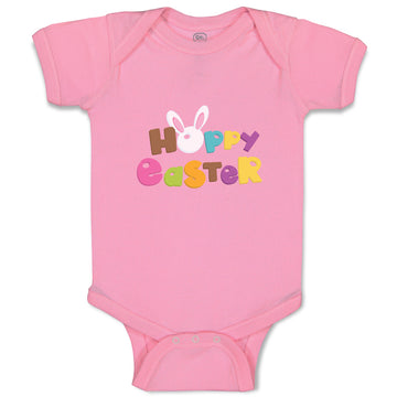 Baby Clothes Bunny Happy Easter Baby Bodysuits Boy & Girl Newborn Clothes Cotton