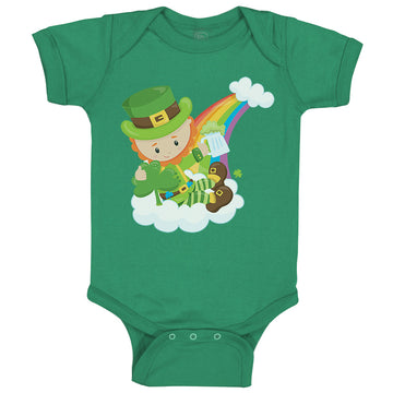 Baby Clothes Leprechaun Beer St Patrick's Day Baby Bodysuits Boy & Girl Cotton