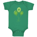 Baby Clothes Irish Clover Balloons St Patrick's Day Baby Bodysuits Cotton